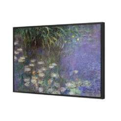 Waterlillies By Monet -WALL ART DESGIN SALE 1042 AR H NEW 3D CANVAS THUMB FF BLK