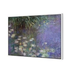 Waterlillies By Monet -WALL ART DESGIN SALE 1042 AR H NEW 3D CANVAS THUMB FF WHT