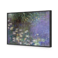 Waterlillies By Monet -WALL ART DESGIN SALE 1042 AR H NEW ACR EDG THUMB FF BLK