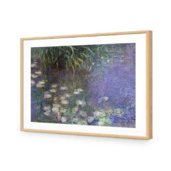 Waterlillies By Monet -WALL ART DESGIN SALE 1042 AR H NEW ACR MAT THUMB FF OAK