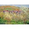Plum Trees In Blossom By Monet Canvas Art