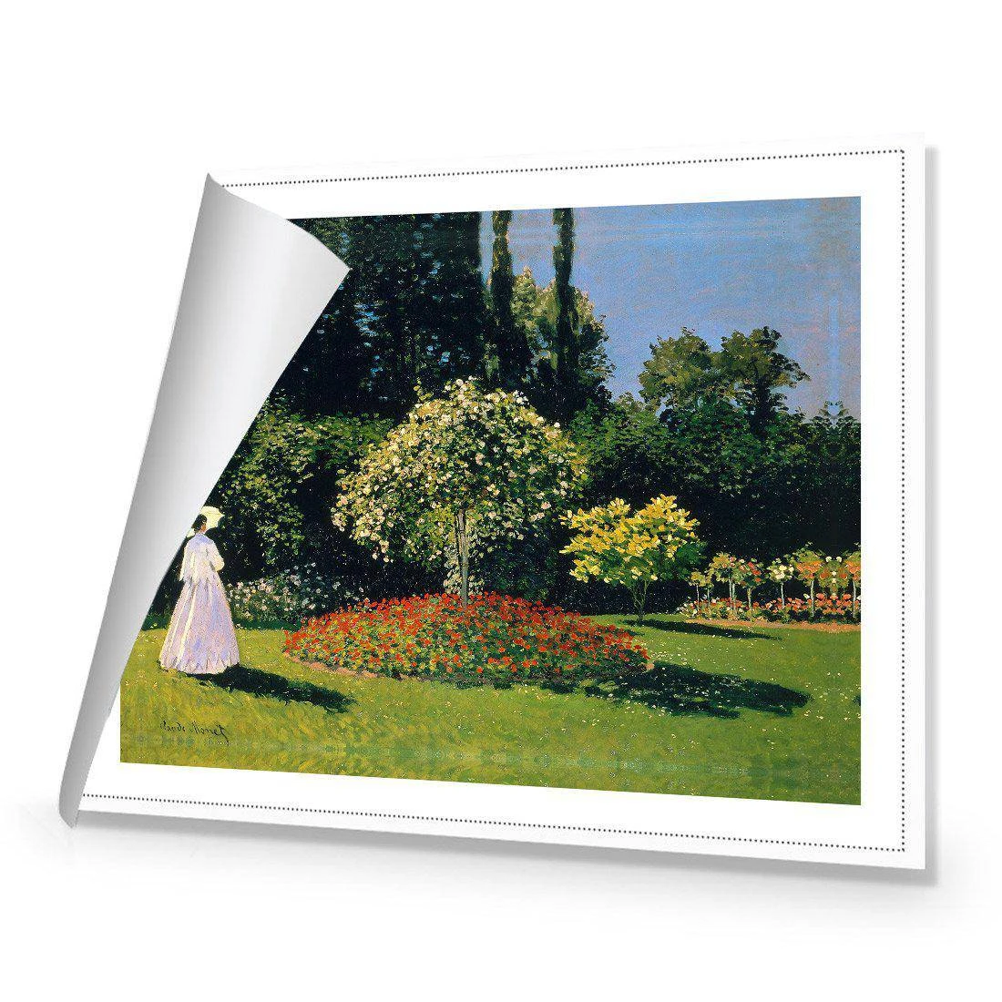 Woman In A Garden by Monet Canvas Art Woman In A Garden By Monet Canvas Art -WALL ART DESGIN SALE 1045AR H Monet Woman in a garden ROLLED Thumb f7003508 6c78 46fa b4a7 e9a6244844e2