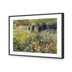 Woman With A Parasol By Renoir -WALL ART DESGIN SALE 1046AR H Renoir Woman with Parasol in a Garden ACR MAT THUMB FF BLK