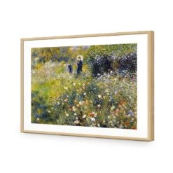 Woman With A Parasol By Renoir -WALL ART DESGIN SALE 1046AR H Renoir Woman with Parasol in a Garden ACR MAT THUMB FF OAK