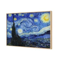 Starry Night By Van Gogh Canvas Art -WALL ART DESGIN SALE 1052AR H Starry Night by Vincent van Gogh 3D Thumb FF OAK a41c60fc 2f65 4694 b0bf e8380d71641b