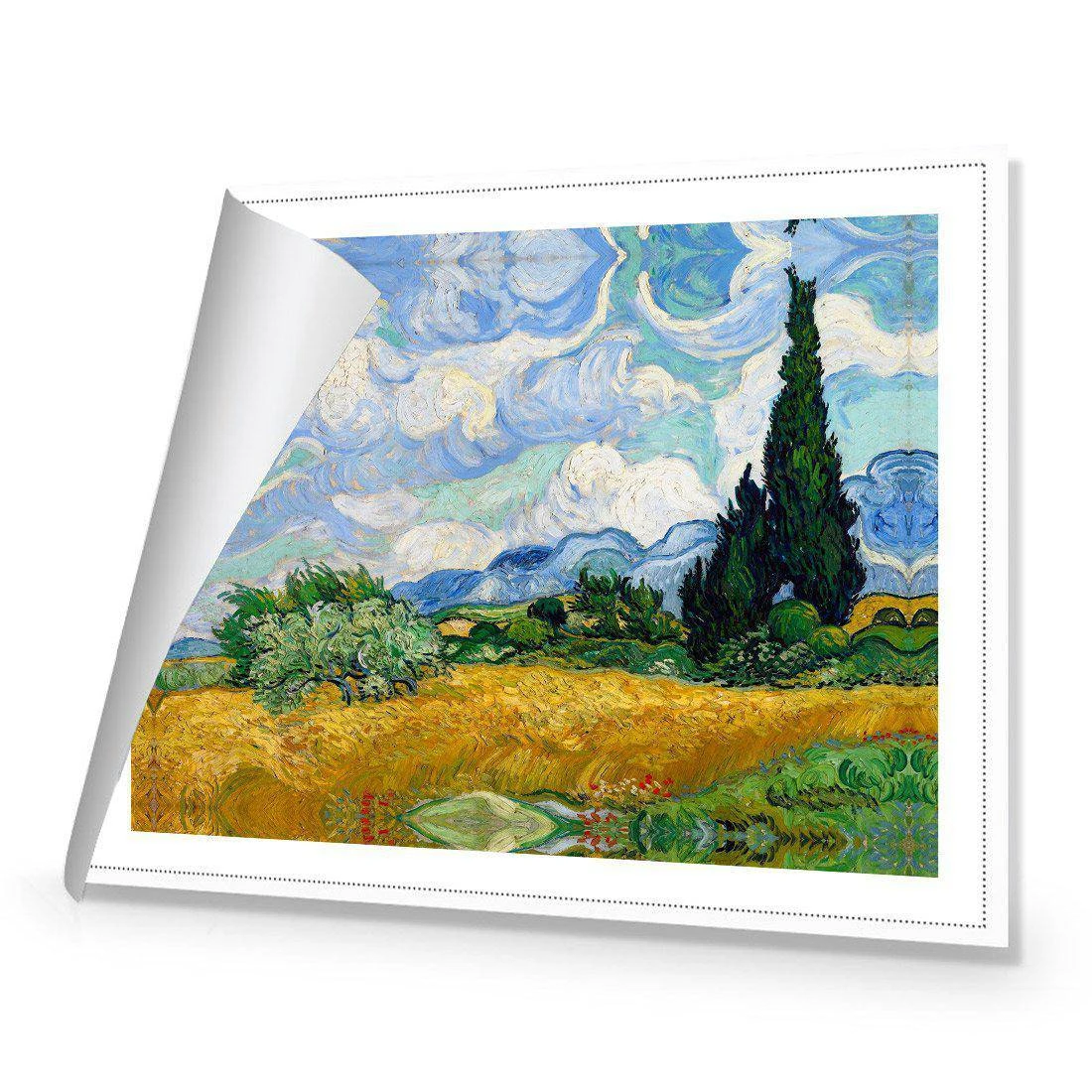 Wheat Field With Cypresses by Van Gogh Canvas Art Wheat Field With Cypresses By Van Gogh Canvas Art -WALL ART DESGIN SALE 1055AR H Wheat Field with Cypresses Van Gogh ROLLED Thumb 5d915f4c 9e9a 4481 9ed4 0b1efcaaea40