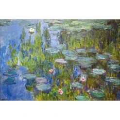 Sea Roses By Monet Canvas Art