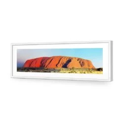 Uluru At Sunset -WALL ART DESGIN SALE 1164AL Uluru at Sunset ACR MAT THUMB FF WHT
