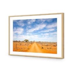 Outback Road (rectangle) -WALL ART DESGIN SALE 1168AR H Outback Road ACR MAT THUMB FF OAK