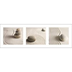 Sand Stone White Montage Canvas Art