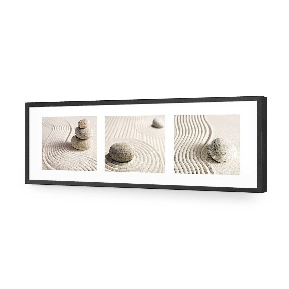 Sand Stone Montage, Long Acrylic Print Art -WALL ART DESGIN SALE 1260AL H Sand Stone White Montage ACR EDG THUMB FF BLK d20537c7 2f7f 435a b47e 055af8727881