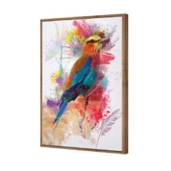 Painted Bird And Feathers Canvas Art -WALL ART DESGIN SALE 1483AR V Painted Bird and Feathers 3D THUMB FF NAT 6ce0ea25 1d4e 433d be43 11f2719e12dd