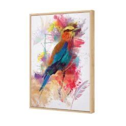 Painted Bird And Feathers Canvas Art -WALL ART DESGIN SALE 1483AR V Painted Bird and Feathers 3D THUMB FF OAK 724523fd 0454 4cd0 bc5f 5b5be7ed5bfb