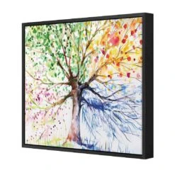 Rainbow Tree, Square Canvas Art -WALL ART DESGIN SALE 1494AS Rainbow Tree Original 3D THUMB FF BLK 823a28ef 5392 44cc 8fd5 ad9f4767a9d0