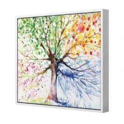 Rainbow Tree, Square Canvas Art -WALL ART DESGIN SALE 1494AS Rainbow Tree Original 3D THUMB FF WHT 8a3ee8d7 f94b 49af 9614 5dc77230cd70