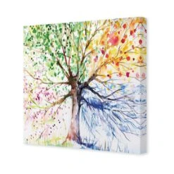 Rainbow Tree, Square Canvas Art -WALL ART DESGIN SALE 1494AS Rainbow Tree Original 3D THUMB b6395f65 4917 46bd ab85 b68451f613a6