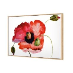 Poppy Buds Canvas Art -WALL ART DESGIN SALE 1506AR H Poppy Buds 3D THUMB FF OAK d251744b 6937 4e57 a0dd bf3c0deccc65