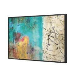 Painted Grunge Splatter, Rectangle Canvas Art -WALL ART DESGIN SALE 1537AR H Painted Grunge Splatter 3D THUMB FF BLK bb90687c edaf 4604 a7b1 ac0226115033