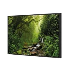 Romantic Rainforest -WALL ART DESGIN SALE 153AR H Romantic Rainforest 3D CANVAS THUMB FF BLK