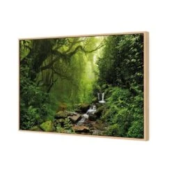 Romantic Rainforest -WALL ART DESGIN SALE 153AR H Romantic Rainforest 3D CANVAS THUMB FF OAK
