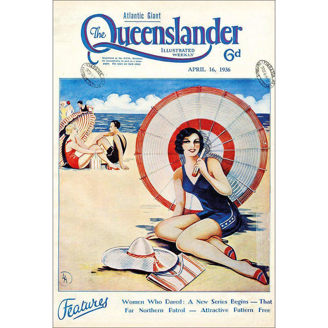 Queenslander Beach Girl Canvas Art Queenslander Beach Girl Canvas Art -WALL ART DESGIN SALE 1646AR V Queenslander Beach Girl ORIG Thumb b4d823e9 79fb 4b6f 9836 5050f7e5b70c