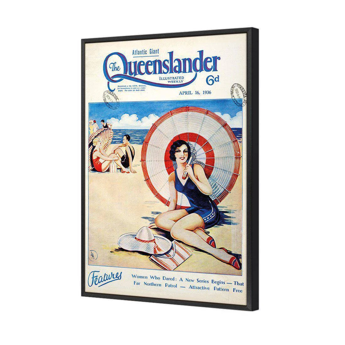 Queenslander Beach Girl Canvas Art Queenslander Beach Girl Canvas Art -WALL ART DESGIN SALE 1646AR V Queenslander Beach Girl ORIG 3D THUMB FF BLK 16fffedd 7505 4525 b0d5 2816bf8e8793
