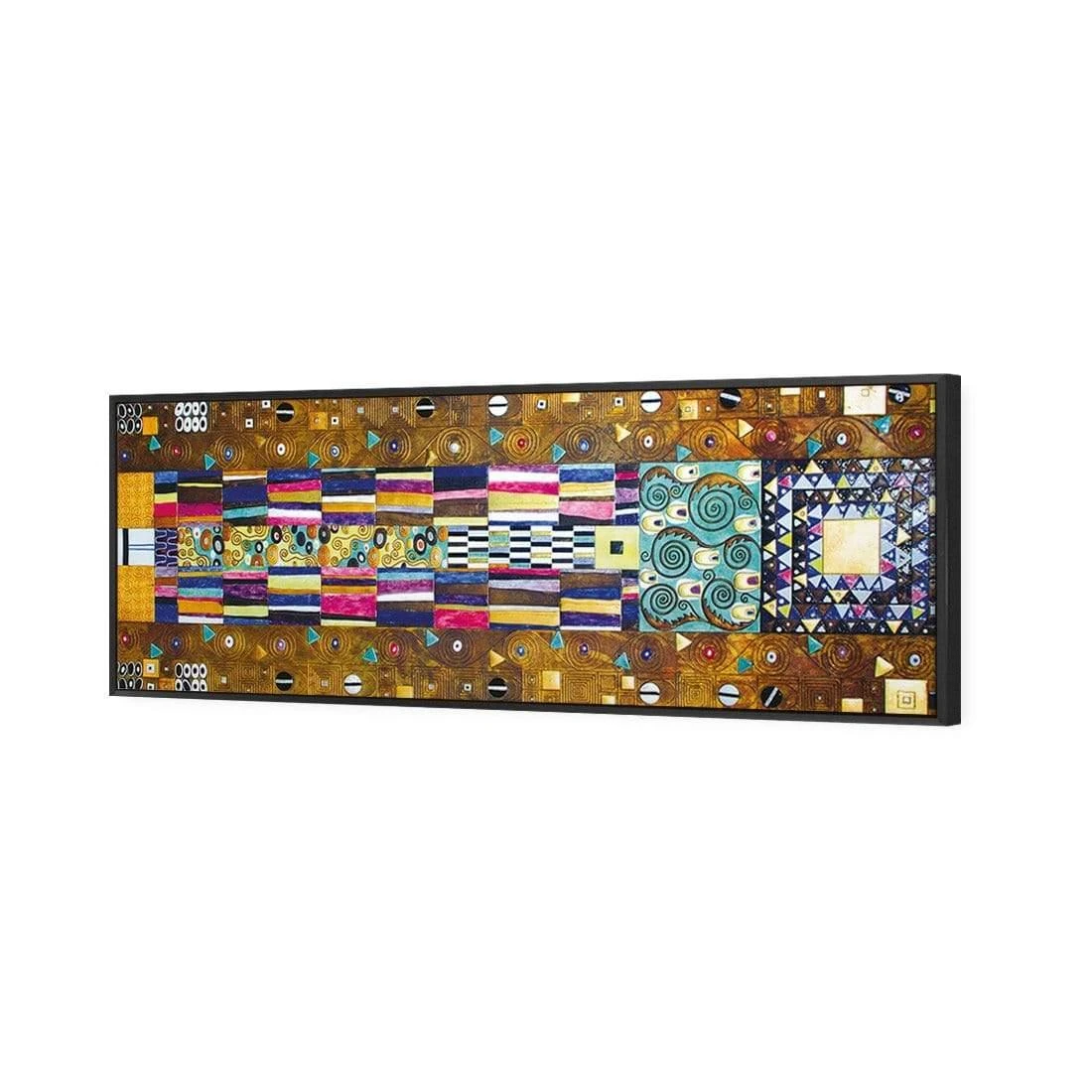 Stoclet Frieze Mosaic By Gustav Klimt Stoclet Frieze Mosaic By Gustav Klimt -WALL ART DESGIN SALE 1676AL Gustav Klimt Stoclet Frieze Mosaic 3D CANVAS THUMB FF BLK