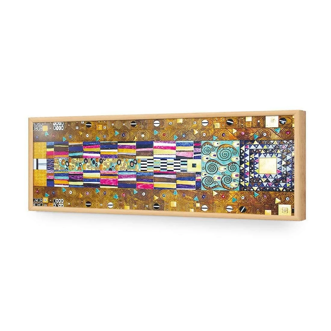 Stoclet Frieze Mosaic By Gustav Klimt Stoclet Frieze Mosaic By Gustav Klimt -WALL ART DESGIN SALE 1676AL Gustav Klimt Stoclet Frieze Mosaic ACR EDG THUMB FF OAK