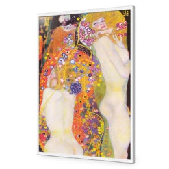 Water Serpents - Gustav Klimt Acrylic Print Art -WALL ART DESGIN SALE 1681AR V Gustav Klimt Water Serpents ACR EDG THUMB FF WHT