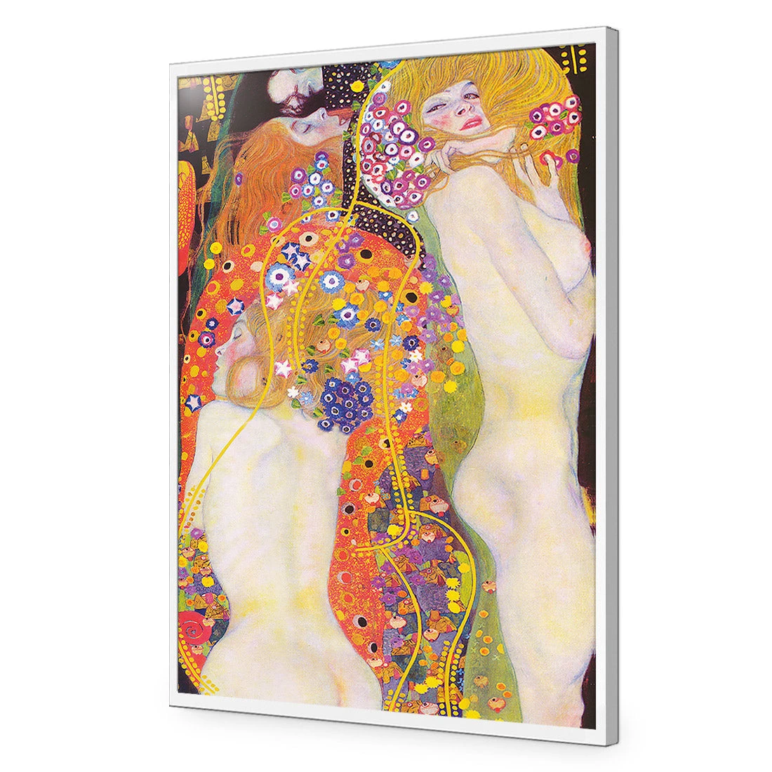 Water Serpents - Gustav Klimt Acrylic Print Art Water Serpents - Gustav Klimt Acrylic Print Art -WALL ART DESGIN SALE 1681AR V Gustav Klimt Water Serpents ACR EDG THUMB FF WHT