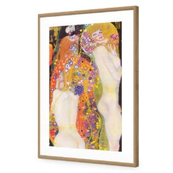 Water Serpents - Gustav Klimt Acrylic Print Art -WALL ART DESGIN SALE 1681AR V Gustav Klimt Water Serpents ACR MAT THUMB FF OAK