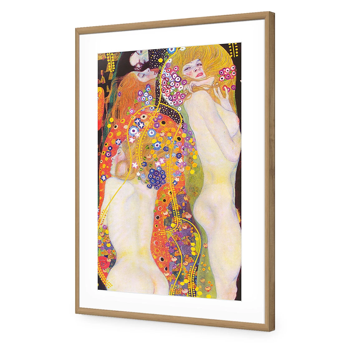 Water Serpents - Gustav Klimt Acrylic Print Art Water Serpents - Gustav Klimt Acrylic Print Art -WALL ART DESGIN SALE 1681AR V Gustav Klimt Water Serpents ACR MAT THUMB FF OAK