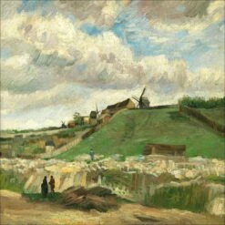 The Hill Of Montmartre By Van Gogh Canvas Art
