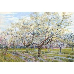 Van Gogh By The White Orchard Canvas Art