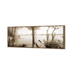 Quiet Pink River, Sepia (long) -WALL ART DESGIN SALE 1759CL H Quiet Pink River SEPIA 3D CANVAS THUMB FF NAT