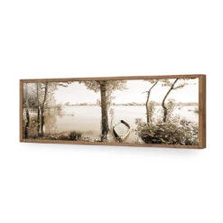 Quiet Pink River, Sepia (long) -WALL ART DESGIN SALE 1759CL H Quiet Pink River SEPIA ACR EDG THUMB FF NAT