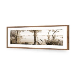Quiet Pink River, Sepia (long) -WALL ART DESGIN SALE 1759CL H Quiet Pink River SEPIA ACR MAT THUMB FF NAT