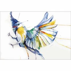 Watercolour Bird Canvas Art