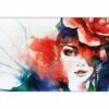 Mystic Rose Woman Canvas Art