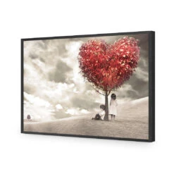 The Heart Tree Acrylic Print Art -WALL ART DESGIN SALE 2001AR H The Heart Tree Max Size 200x135 ACR EDG THUMB FF BLK