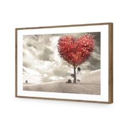The Heart Tree Acrylic Print Art -WALL ART DESGIN SALE 2001AR H The Heart Tree Max Size 200x135 ACR MAT THUMB FF NAT