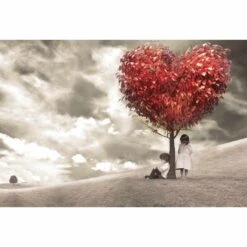 The Heart Tree Canvas Art