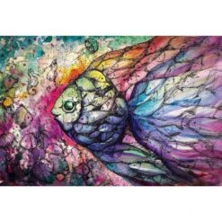 Scribblefish Canvas Art