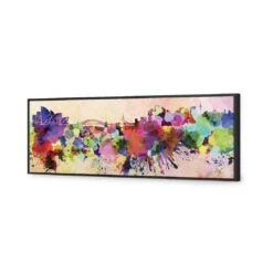Sydney Skyline Watercolour, Long Canvas Art -WALL ART DESGIN SALE 2029AL H Sydney Skyline Watercolour 3D THUMB FF BLK 197dbaa0 0b69 4afe bc1c ff317319277b