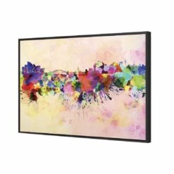 Sydney Skyline Watercolour, Rectangle Canvas Art -WALL ART DESGIN SALE 2029AR H Sydney Skyline Watercolour 3D THUMB FF BLK b9ff56ba 9b8a 47b7 8ac8 84ea5aefe348