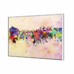 Sydney Skyline Watercolour, Rectangle Canvas Art -WALL ART DESGIN SALE 2029AR H Sydney Skyline Watercolour 3D THUMB FF WHT 7d7f590e 03d2 451f 8070 aaf5584b8ad1