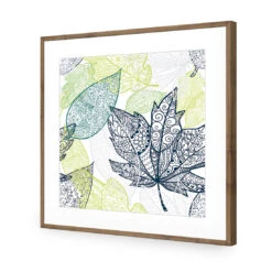 Winter Filigree, Square Acrylic Print Art -WALL ART DESGIN SALE 2088AS Winter Filigree 3D ACR MAT THUMB FF NAT