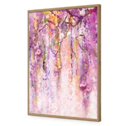 Lilac Dream Acrylic Print Art -WALL ART DESGIN SALE 2153AR V Lilac Dream ACR EDG THUMB FF OAK
