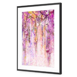 Lilac Dream Acrylic Print Art -WALL ART DESGIN SALE 2153AR V Lilac Dream ACR MAT THUMB FF BLK