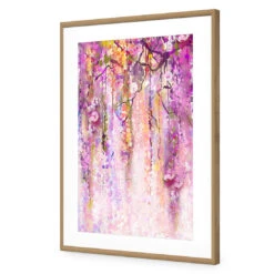 Lilac Dream Acrylic Print Art -WALL ART DESGIN SALE 2153AR V Lilac Dream ACR MAT THUMB FF OAK